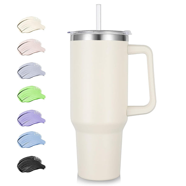 TUMBLER VACUUM SEALED CUP WITH HANDLE
